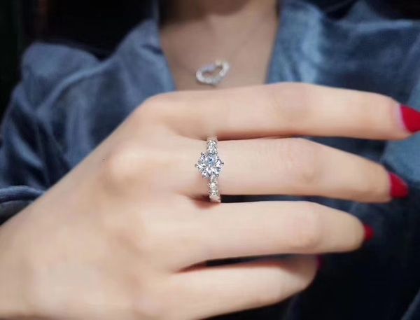 

Designer wedding jewelry valentine ring 925 silver 925 sterling silver ring Free shipping best new wholesale the new listing gorgeous K4BT