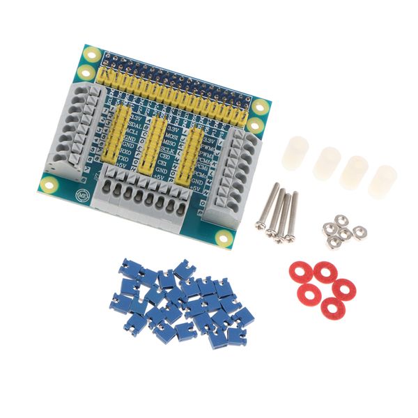 

gpio плата расширения raspberry pi щит для raspberry pi 2 3 b b + w / винты
