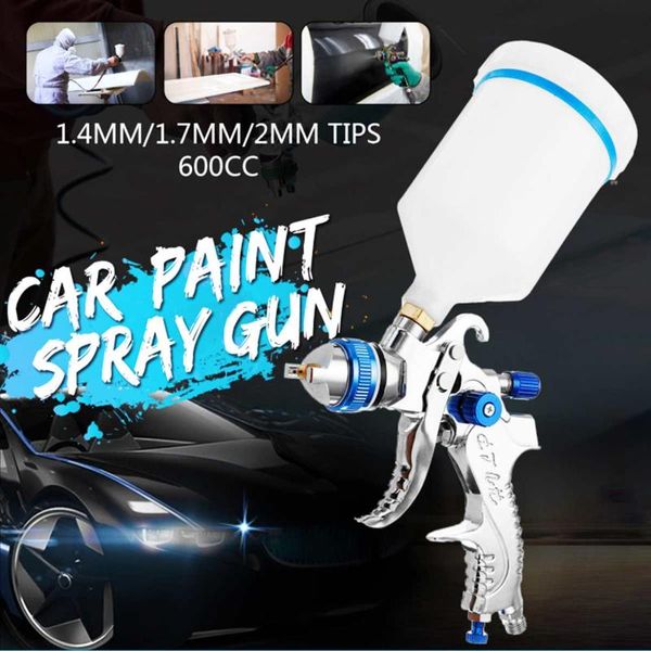 

mini air paint spray gun airbrush 1.4mm/1.7mm/2.0mm nozzle h-2000 professional spray gun airbrush for painting car aerograph