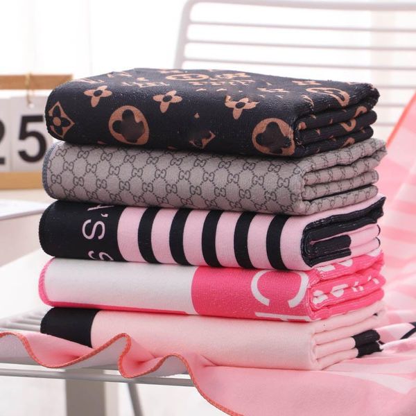 

quick dry women beach towel fashion letter summer printed women home bath towel wholesale microfiber girl long towel gif