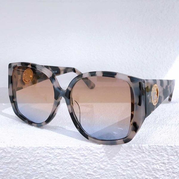 

womens oval fashion sunglasses be4290 hollow metal logo full frame cat eye sunglasses uv400 protection 4290 with box, White;black