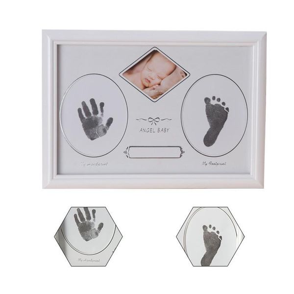 

household decoration kids p frame diy baby handprint or footprint soft beautiful collection wooden classic picture frames