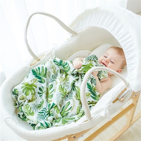 

tree blanket swaddle wraps cotton baby newborn bamboo muslin blankets 120x120cm character kid y201009