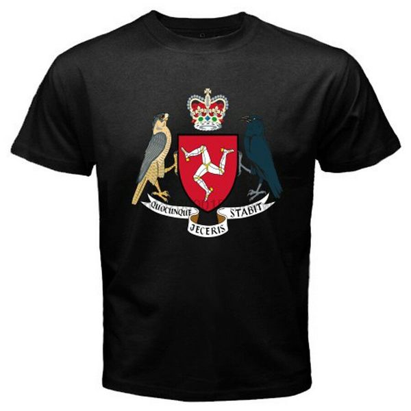 

isle of man nation symbol логотип мужчина черный размер s m l xl 2xl 3xl балахон дизайнеры футболка толстовка