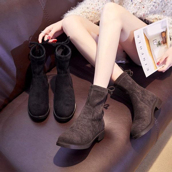 

boots swyivy sock women black casual shoes 2021 high fashion ankle platform sneakers botas mujer autumn1