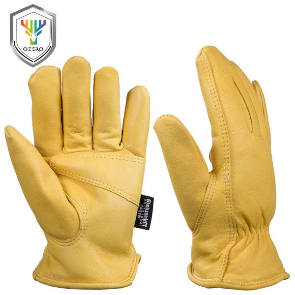 

ozero motorcycle gloves leather genuine goatskin motorbike biker racing car riding heated warm moto gloves winter men women 5001 201020, Blue;gray