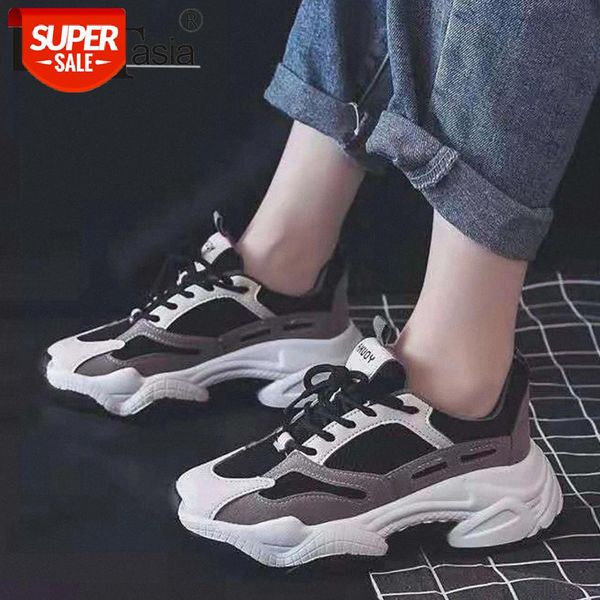 

doratasia new fashion girl miexed colors sneakers 2020 casual patchwork dad flats women spring autumn shoelace shoes woman #jm4q