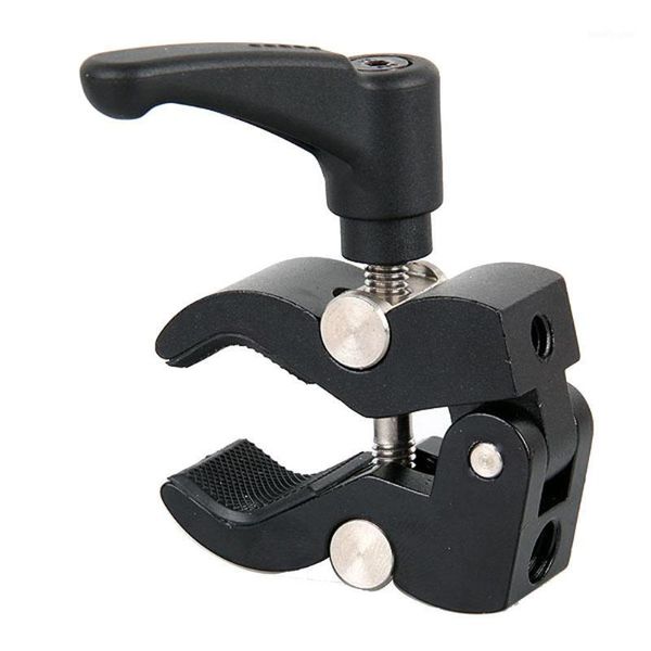 

lighting & studio accessories camera pography clamp friction arm pliers clip holder bracket for led lamp flash tripod monopod crab claw clam