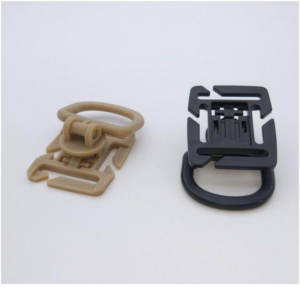 

20pcs plastic rotatable d ring molle tactical backpack buckle clip carabiner strap swivel buckle hooks webbing locking a qylvqe
