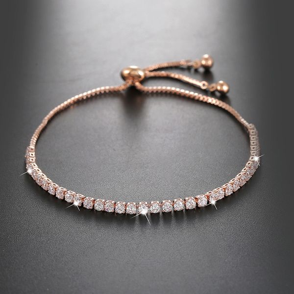 

2020 new zircon adjustable fashion jewelry women's bracelet goods, Golden;silver