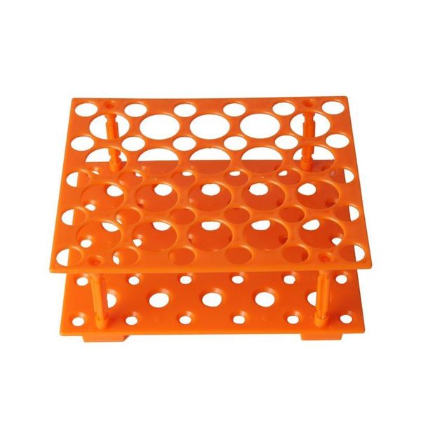 

50 sockets plastic centrifuge tube holder two layers test tubes bracket laboratory analysis suppl qylgsu