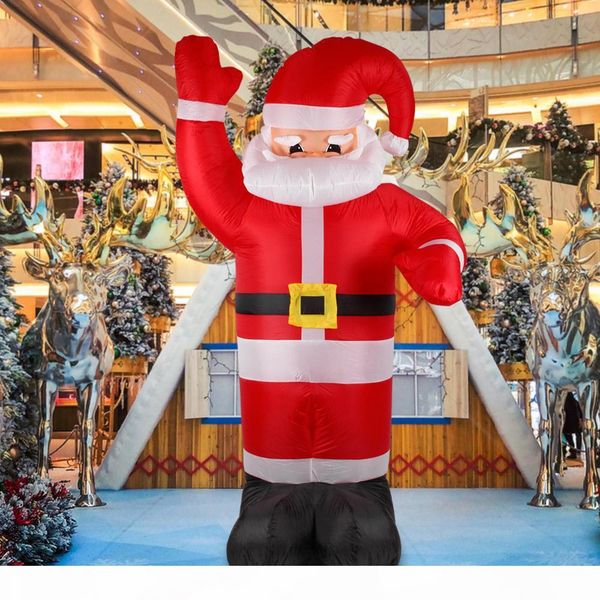 

2.4m air inflatable christmas santa claus x'mas outdoor airblown christmas decoration figure kids classic children toys