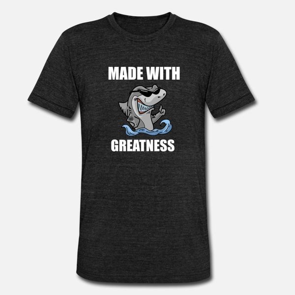 

made with greatness - white shark with sunglasses designers graphic t shirt fit hiphop sportswear tracksuit hoodie sweatshirt
