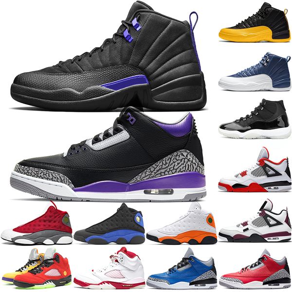 

jumpman 11 men 12 basketball shoes 4 women 25th anniversary dark concord fire red what the court purple mens trainers sports sneakers, White;red