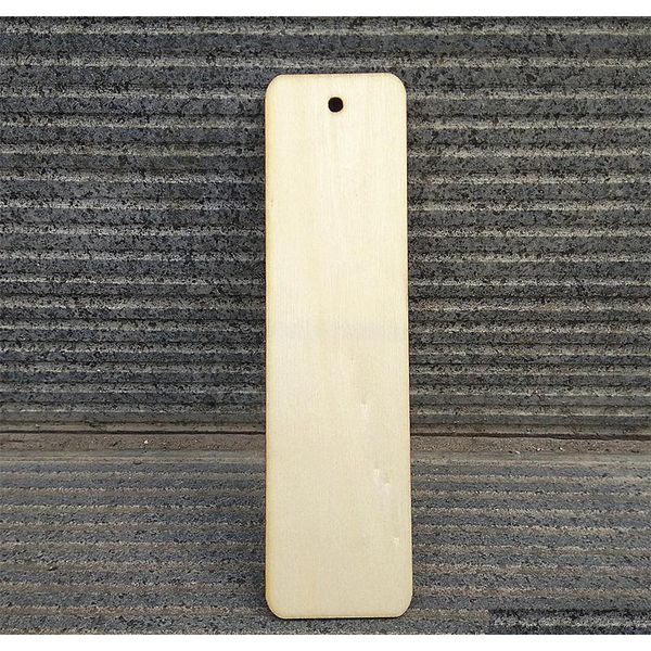 

50pcs wood bookmark 32mmx 120mmx3mm blank plywood bookmark tags labels size can be customzied shipping euxz5