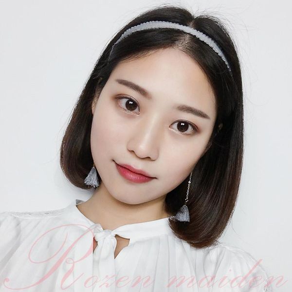 

women imitation pearl pendant tassel earring hairband dangle earrings head band hair accessories hair hoop headband h sqcyvs, Black;brown