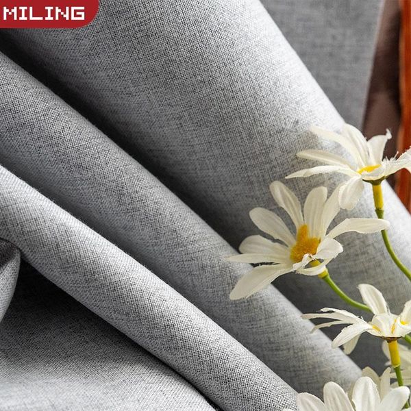 

linen 100% blackout curtains for kitchen bedroom window treatment curtains for living room custom made blinds finished drapes