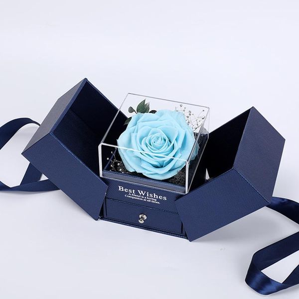 

forever rose jewelry gift box with little drawer handmade jewelry box gift for women lb88