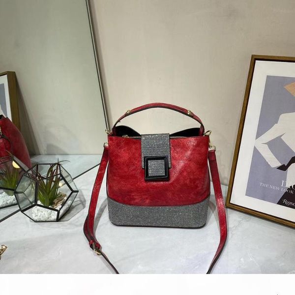 

fashion crossbody for women shoulder bag luxury pu leather bucket handbag casual tote
