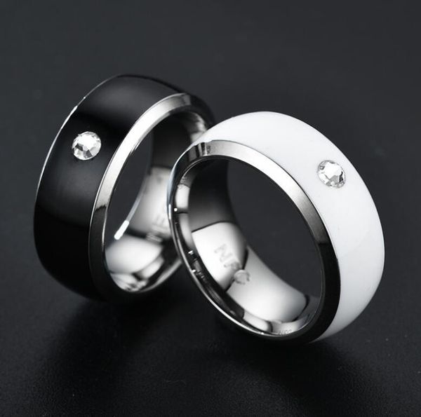 

steel nfc titanium new ring intelligent, Silver