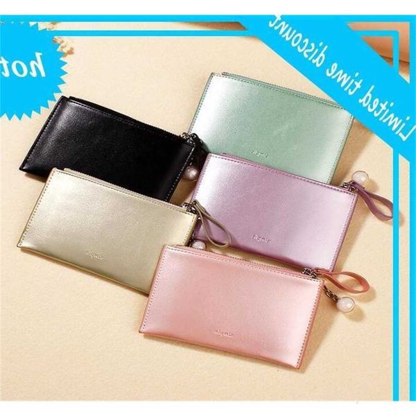 

fashion women pu laser pure short coin purses 5colors
