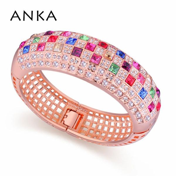 

anka rushed sale jewelry bracelets for women crossfit crystals from austria women's bangle bracelet cuff #85435, Black