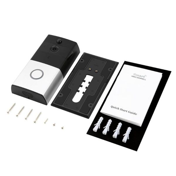 

wireless video doorbell wifi remote intercom detection electronic hd visible monitor night vision intelligent doorbell