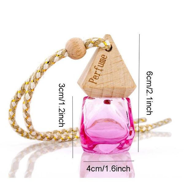 

car perfume bottle pendant essential oil diffuser 9 colors bag clothes ornaments air freshener pendant empty glass bot bbytor bdesports