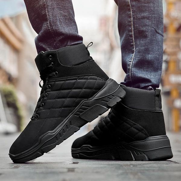 

boots spring boot casuales mesh fashion for sapato work para sneakers men mens informales on shoes zapatos man light, Black