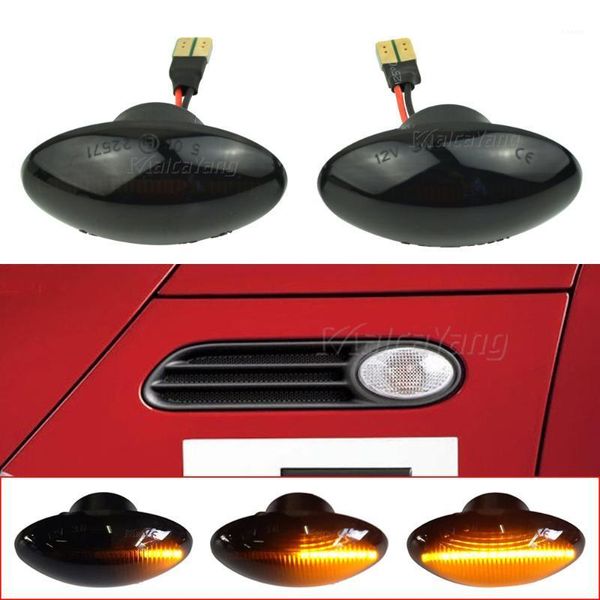 

emergency lights dynamic side marker for mini cooper flowing lamps r50 r52 r53 2002 2003 2004 2005 2006 2007 20081