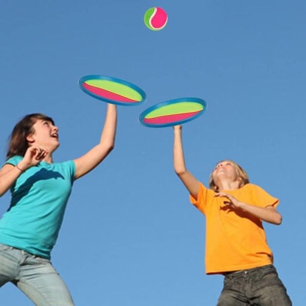 

kids ball toys toss catch paddle game set with disc paddles game set for party outdoor garden yard swimming pool beach sqcobn pingtoy