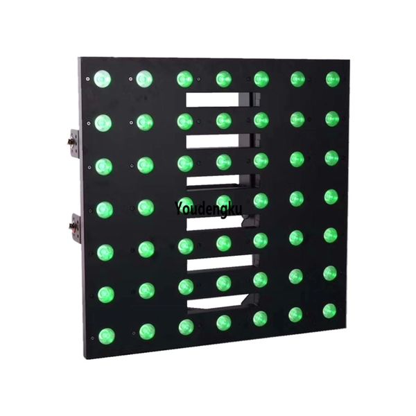 2 PCS Fase Background 7x7 Line Array LED Matrix Beam 49x3W RGB 3IN1 LED Wall Wall Matrix Light Light