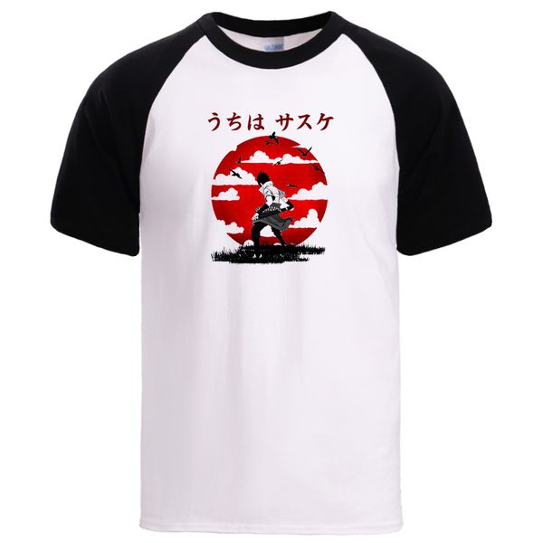 

sasuke uchiha naruto mens summer short sleeve tees causal loose fit sportswear male workout sport hooded sweatshirt hoodie men t shirt