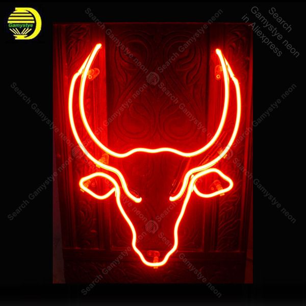 

neon sign for bull cow neon bulb sign handcraft signboard recreation l restaurant neon light bulb sign light up wall lamps