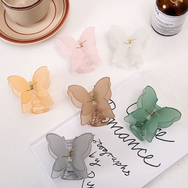 Net Red Super Fairy Butterfly Halw Clips Halips Clips Myseed Jelly Hair Clip Girl's Head Head Catch Arcark Ornament