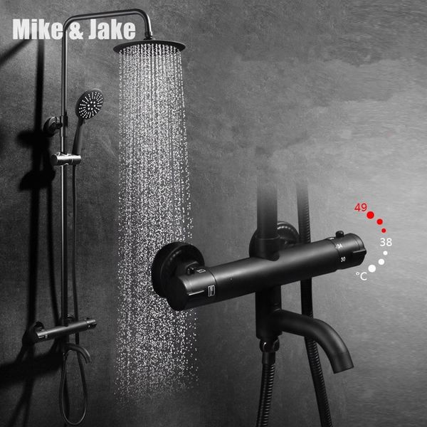 

luxury set and cold black faucet bathtub thermostatic shower mixer mj988 1011