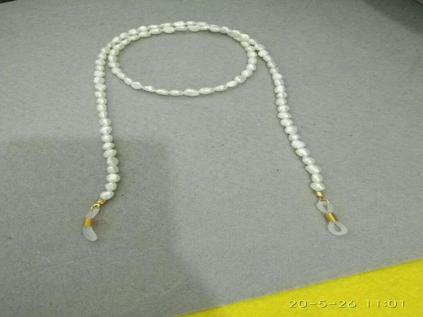 

2020 irregular freshwater pearl eyeglasses chain women's neck chain fashion retro rope eye sunglasses necklace jewelry h jllrpu