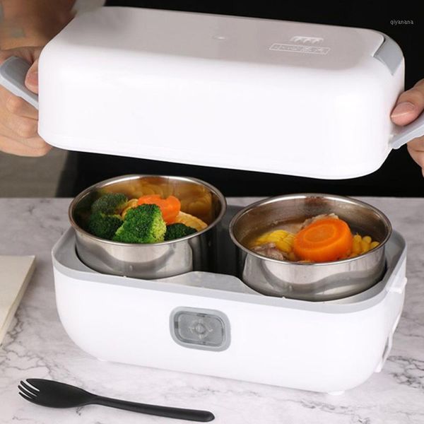 

electric lunch box plug-in electric heating and heat preservation portable lunch pot for office workers1