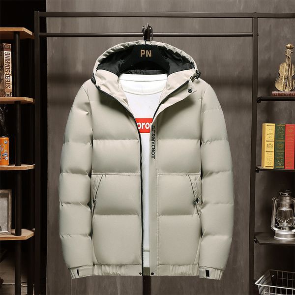 

2020 winter new men's korean cotton padded jaet trend, Black
