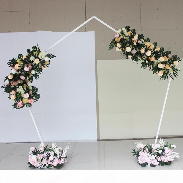 

50 100cm diy wedding flower wall arrangement supplies silk peony rose artificial flower row decor wedding iron arch backdrop