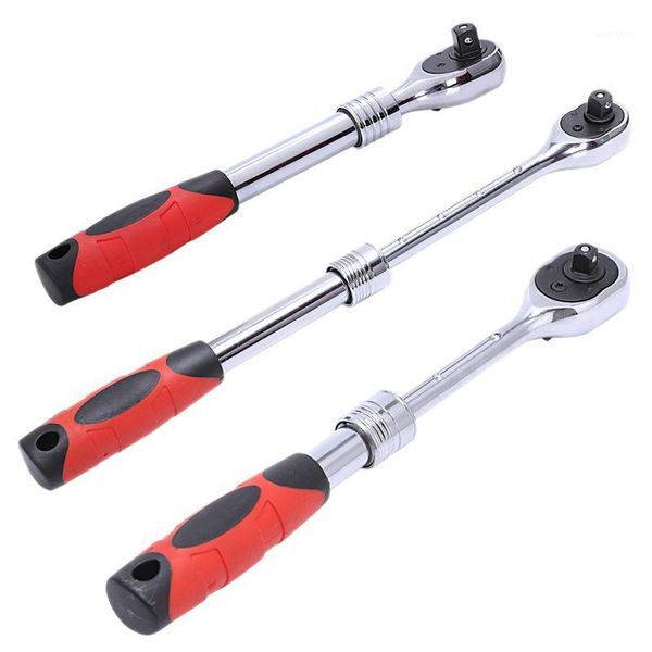 

two-way retractable fast ratchet wrench long sleeve large flying wrench 72 tooth handle afterburner tool1
