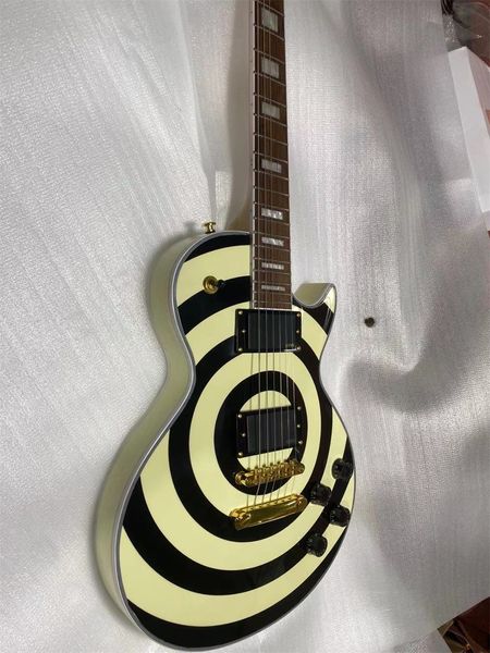 

custom electric guitar golden hardware zakk model emg pickups mahogany body rosewood fingerboard guitars guitarra