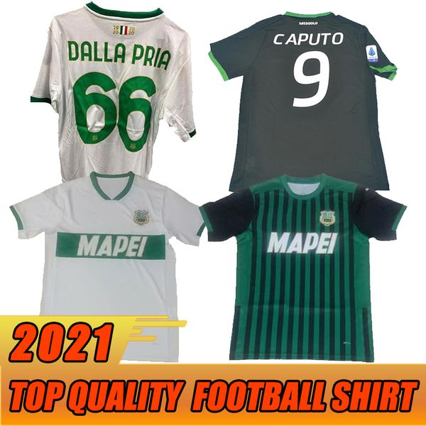 

caputo sassuolo soccer jerseys berardi 2021 traore djuricic football shirt 20 21 m.lopez boga defrel futbol camisas football camisetas shirt, Black;yellow