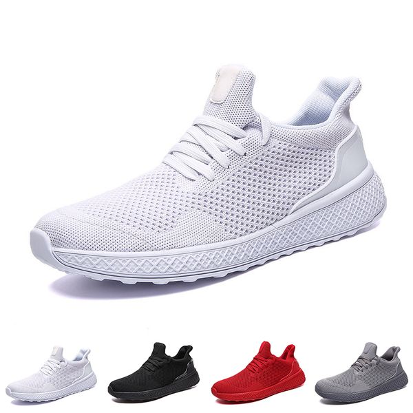 

non-brand men running shoes triple black white red gray mens trainer outdoor sports sneakers size 40-46