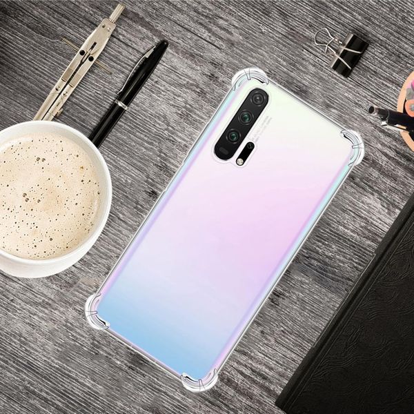 

for huawei nova 6 four-corner anti-drop ultra-thin transparent tpu phone case