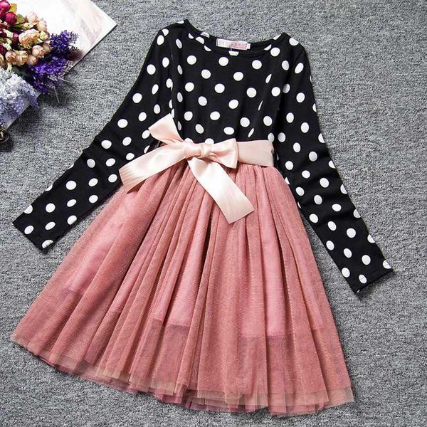 

girl's dresses winter autumn girl dress children clothing infantil vestidos princess baby party robe fille for frocks size 8yrs1, Red;yellow