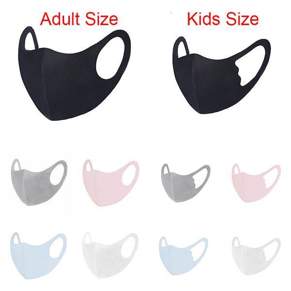 

cover mask mouth dust face pm2.5 anti respirator dustproof anti-bacterial washable reusable ice silk cotton masks tools ewd1054
