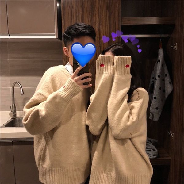 

яб осень новые любители любят томно пуловер толстой bby осени новые любовники томного пуловер свитер свитер sweaterthick h6wmi, White;black