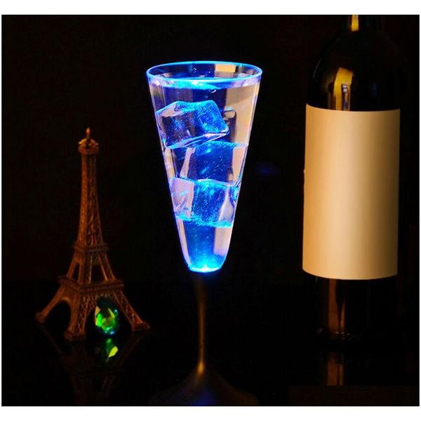 

water inductive led cup glowing champagne beer wine drink liquid fruit juice glass mug festival pa jllaoz lajiaoyard