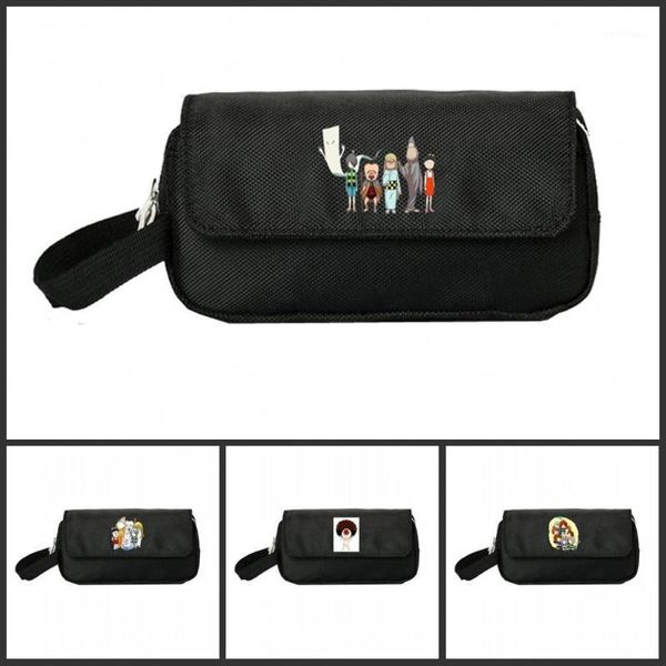 

gegege no kitaro pencill case women cosmetic cases makeup bag child girls student double pencill bag handbag gift1